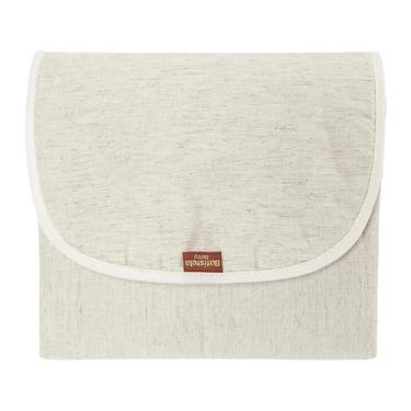 Imagem de Trocador Portátil Linho Forro Impermeável Com Bolsos Batistela Baby, B