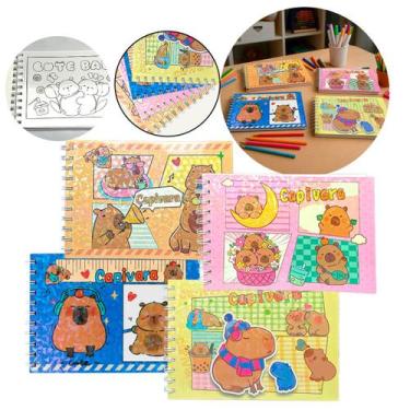 Imagem de Livro de Colorir Capivara Infantil Educativo - Nilo-imports