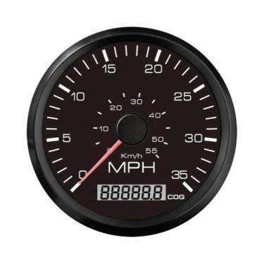 Imagem de Velocímetro Digital GPS De 85mm 0-35MPH 0-60MPH 0-80MPH Com Luz De Fun