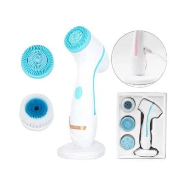 Imagem de Escova De Limpeza Facial Elétrica Sônica 3 Em 1, Massageador Facial Vi