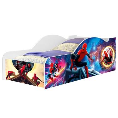 Imagem de Mini Cama Infantil 148x68cm Personagens Herói Aranha Z53 - Mpozenato
