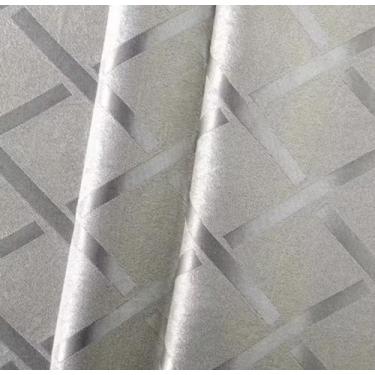 Imagem de Cortina corta luz tecido jacquard geométrico 2,60l x 1,70a curta - BEL