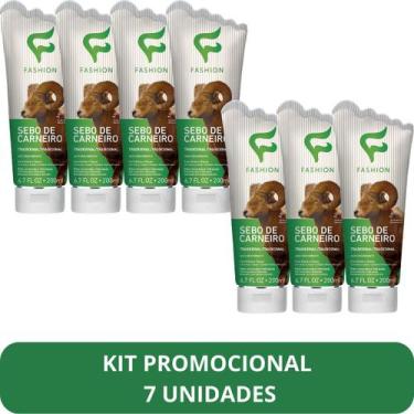 Imagem de Creme Hidratante Tradicional Fashion Sebo de Carneiro Bisnaga 200ml Ki