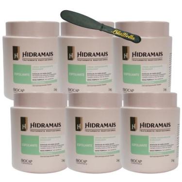 Imagem de 6UN Creme Esfoliante Média Abrasão 1KG Hidramais+ Espátula