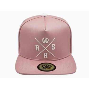 Imagem de Bone Frente Falsa Aba Reta Dakkar Rosa RHS-250 Rhino Size-Unissex