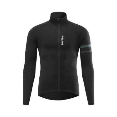 Imagem de Jaqueta Térmica Masculina Para Ciclismo De Inverno Com Forro De Fleece