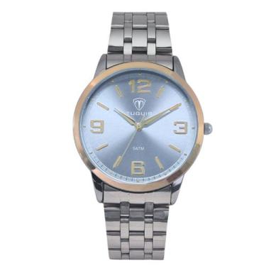 Imagem de Relógio Feminino Tuguir Analógico TG185 Prata e Rose