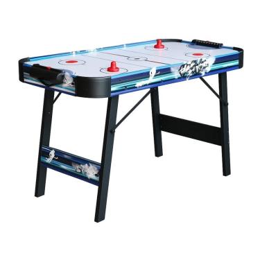 Imagem de Mesa de Air Hockey 121x61x76cm AheadSports Azul Game Movido a Ar com Estilo Colorido-Unissex