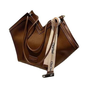 Imagem de Bolsa De Ombro Casual Feminina Em Lona Estilo Coreano Grande Tote Vers