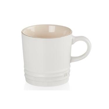 Imagem de CANECA CAPPUCCINO LE CREUSET 200ML ESMALTADA EM CERÂMICA COTTON 70303204310099