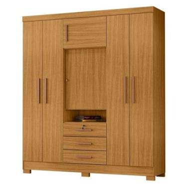 Imagem de Guarda Roupa Casal Imperial Carvalho Americano - Incorplac - INCORPLAC