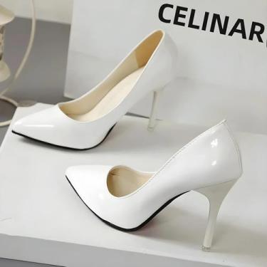 Imagem de Sapatos De Salto Alto Em material sintético Para Mulheres Tamanho 44, 