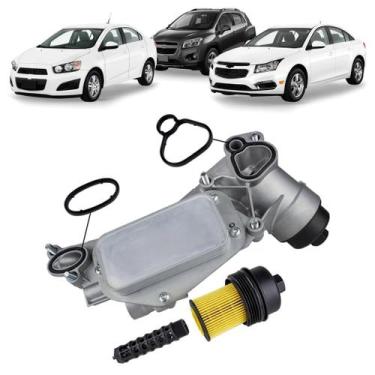Imagem de Resfriador + Suporte Óleo Chevrolet Cruze 1.8 16v 2011/2016 - SEEDS AU