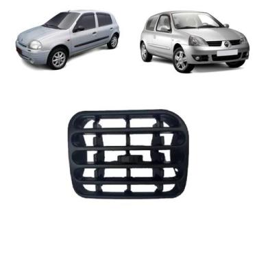 Imagem de Difusor De Ar Central Renault Clio 2000 A 2015 Esq. Cinza - ZR PLAST