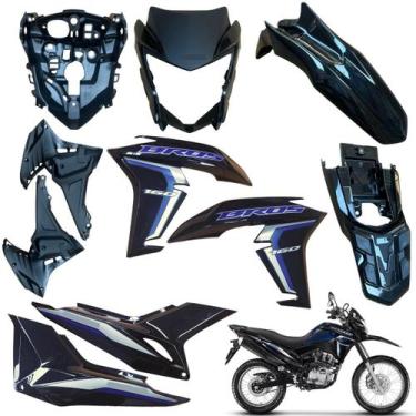 Imagem de Kit carenagem nxr bros 160 2022 / 2024 completo novo / asa do tanque t