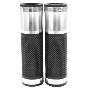 Imagem de Manopla Stark Race V2 Universal Moto Motocicleta 22mm, Prata