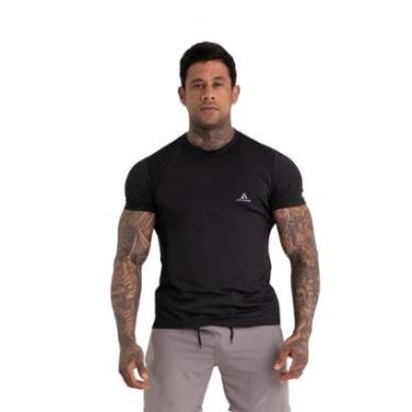 Imagem de Camisa Térmica Masculina Com Proteção UV Ideal Para Treino Academia E Atividades Ao Ar Livre Fitness-Masculino