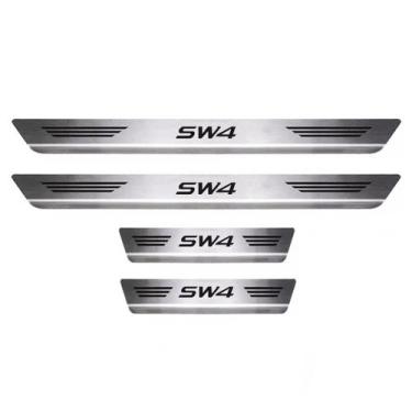 Imagem de Soleiras de Aço Inox Escovado Toyota SW4 - GPI