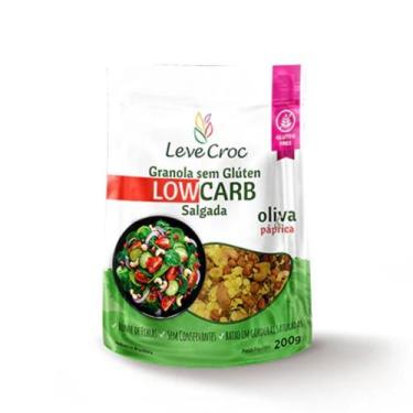 Imagem de Granola Salgada Vegana Sem Glúten Low Carb Oliva e Páprica ou Oliva e 