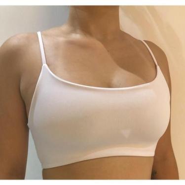 Imagem de Top Fitness Duplo  Alça Fina Suplex Poliamida Compressão - Landim Stor