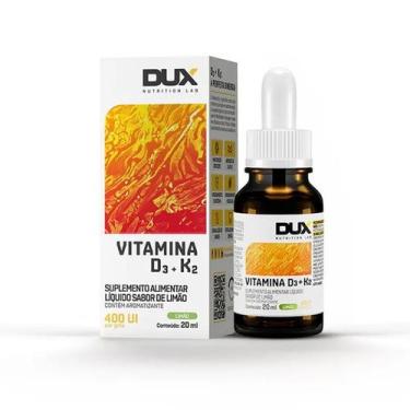 Imagem de Vitamina D3 K2 - 20ml Limão - Dux - Dux Nutrition
