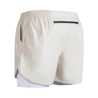 Imagem de Shorts Masculinos De Secagem Rápida 2 Em 1 Para Academia E Corrida, Te