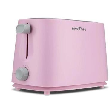 Imagem de Torradeira Britania Pink Luxx Ellegance 750W 127V - Britânia, 110V