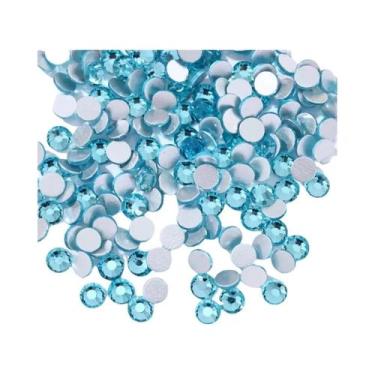 Imagem de Strass De Cristal SS6-SS30 Com Base Plana Não Termo-Adesiva Para Roupa