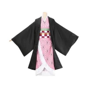 Imagem de Fantasia De Cosplay Anime Kimetsu No Yaiba Para Mulheres, Crianças E H