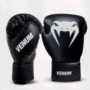 Imagem de Luva Venum Basic EVO Dark Cor:PretoTamanho:16 Oz, Preto, 16 Oz