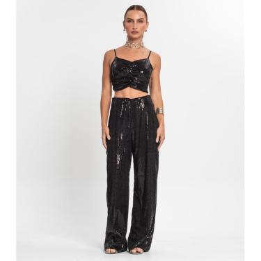 Imagem de Calça De Paetê Feminina Endless Preto
