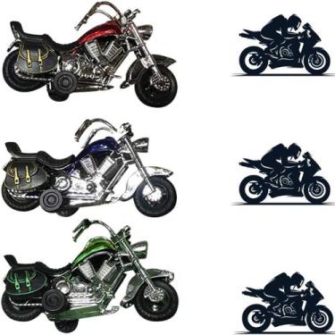 Imagem de Conjunto 3 Carrinhos Motos Filho Presente Dia Crianças - Zonne