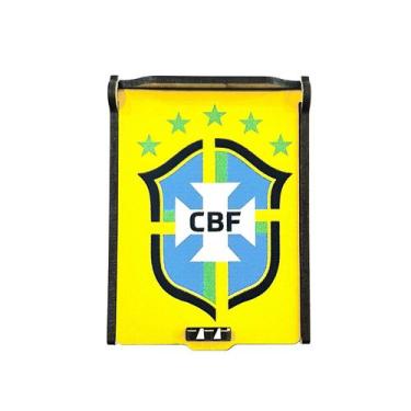 Imagem de Caixinha Organizadora para Figurinhas da Copa 2026 em MDF  Com Trava n