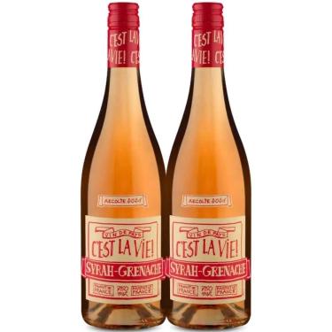 Imagem de Kit 2 Garrafas Vinho Rose Albert Bichot C'est La Vie 750ml