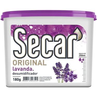 Imagem de Desumidificador Secar Original Lavanda 180G Elimina Umidade Mofo e Odores para Armários Soin