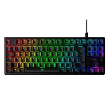 Imagem de Teclado Mecânico Gamer HyperX Alloy Origins Core - Switch HyperX Red - ABNT2 - RGB - HX-KB6RDX-BR
