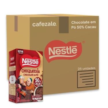 Imagem de Chocolate em Pó Nestlé Chocolateria 50% Cacau Kit 25x200g, Nestlé