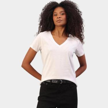 Imagem de Camiseta Calvin Klein Essentials Feminina, Branco, P