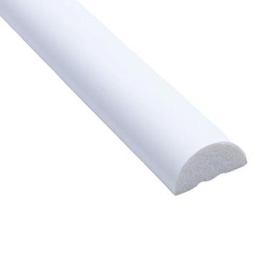 Imagem de Rodameio de Poliestireno 2,5CMX13MM Liso 2,4METRO Linear Branco Graddu
