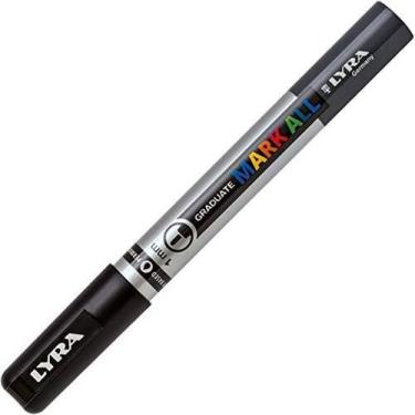 Imagem de Caneta Lyra Graduate Mark All 2 mm Preto