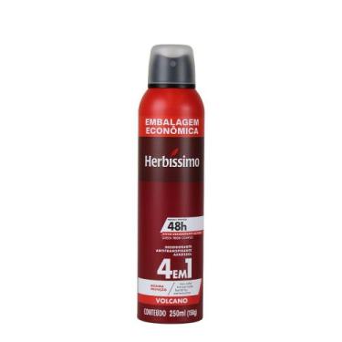 Imagem de Desodorante Antitranspirante Aerosol Volcano 48h Unissex Herbíssimo 25