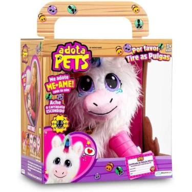 Imagem de Pelucia P/pentear E Arrumar Adota Pets Com Acessórios Dreamy - Multiki