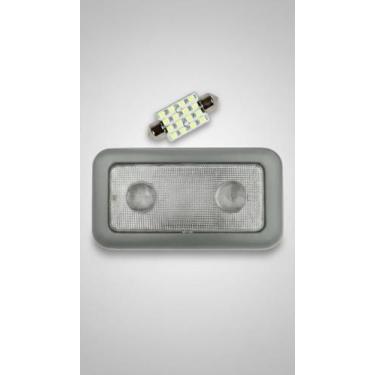Imagem de Lanterna Teto Automotiva LED Cinza + Lâmpada - Congratulations Store