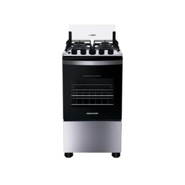 Imagem de Fogão 4 Bocas Brastemp BFO4NBR, Prata, Bivolt