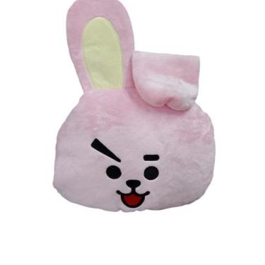 Imagem de Manta Almofada Infantil Personagens BT21 - Rosa - MINISO