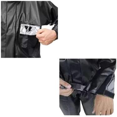 Imagem de Capa p/chuva pvc c/gola/bolso (g) pantaneiro