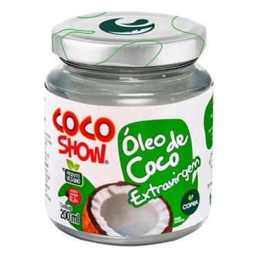 Imagem de Óleo de Coco ExtraVirgem 200ml Coco Show COPRA