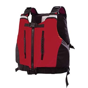 Imagem de LXLTLB Colete flutuante, colete de flutuabilidade para piscina, colete seguro para aprender a nadar, colete de natação, anel de natação, colete de natação folat Aid Jecket 2 cores, vermelho