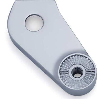 Imagem de Kuryakyn Acessório de motocicleta 3126: braçadeira de suporte de placa de licença de montagem lateral para motocicletas Honda, Indian, Victory, cromado