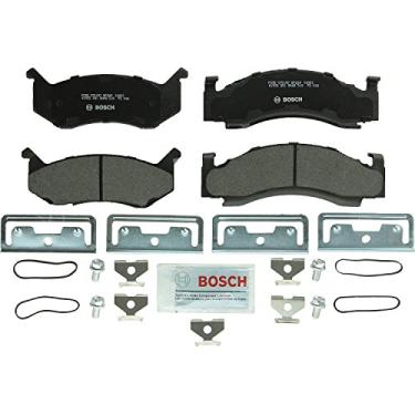 Imagem de Bosch BP269 QuietCast Conjunto de pastilhas de freio de disco semimet lico premium para Dodge selecionado B150/250/350, B1500/2500/3500, CB300, D100/150/250/350, W100/150/250/350, Ramcharger; Plymouth PB Van + mais; Frente